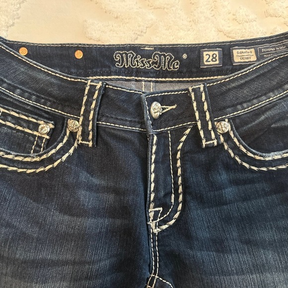 Miss Me NWOT women’s dark blue size 28 - Picture 4 of 5